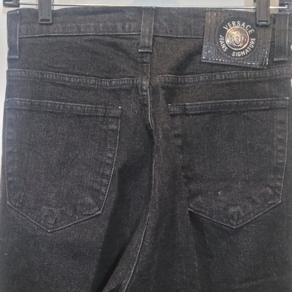 VERSACE JEANS SIGNATURE Jeans Black size 31 45 from S/S 1993 Miami Collection - Picture 4 of 9